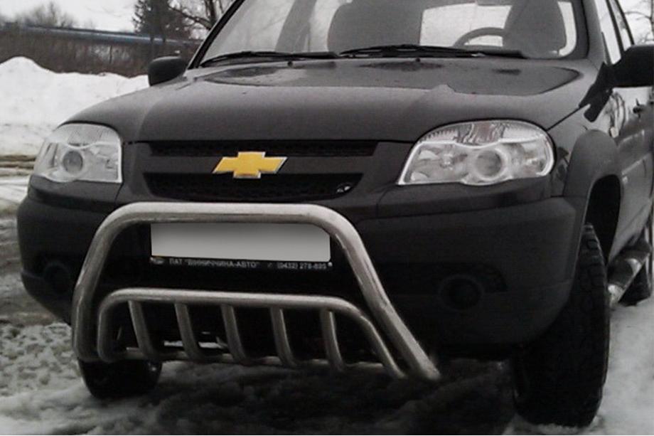 Chevrolet Niva 1998–2020 Bullbar WT002 (RVS) Image