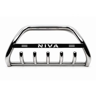 Bullbar WT004 (RVS) Chevrolet Niva 1998–2020 foto 3