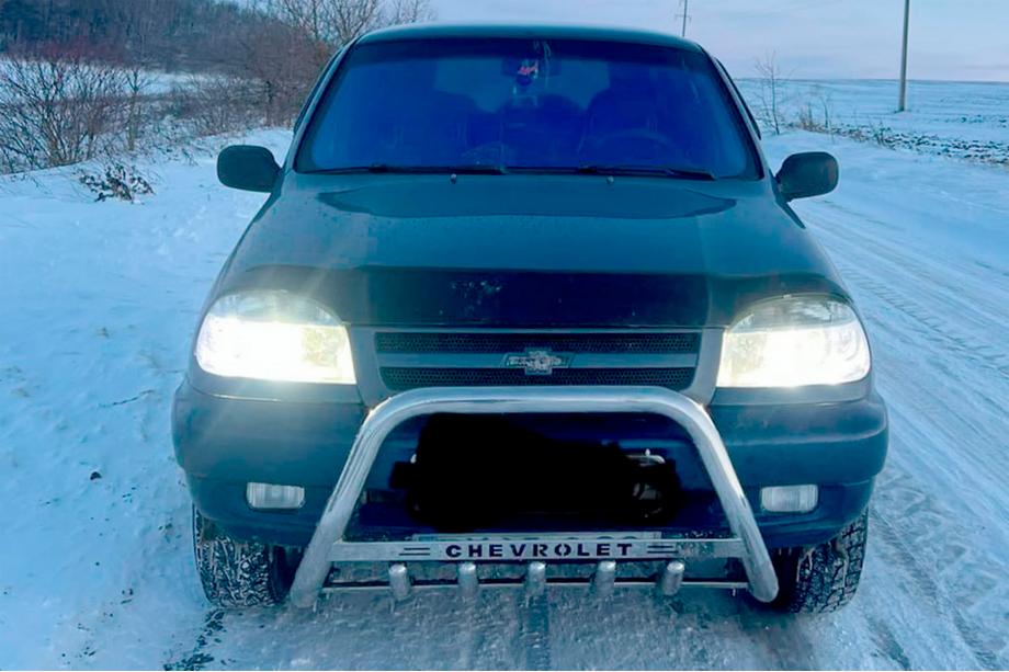 Chevrolet Niva 1998–2020 Bullbar WT004 (RVS) Image