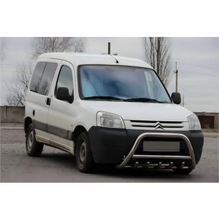 RVS bullbar WT003 Peugeot Partner 1996–2008 foto 1