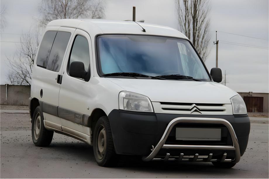 Peugeot Partner 1996–2008 RVS bullbar WT003 60 mm Image