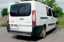 Citroen Jumpy 2007–2017 Dubbele achterbeugel (RVS) foto 1