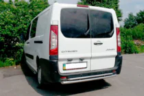 Citroen Jumpy 2007–2017 Dubbele achterbeugel (RVS) foto 3