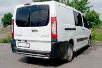 Fiat Scudo 2007–2015 Dubbele achterbeugel AK002 (RVS) foto 1