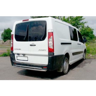 Dubbele achterbeugel AK002 (RVS) Fiat Scudo 2007–2015 foto 1