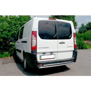 Dubbele achterbeugel AK002 (RVS) Fiat Scudo 2007–2015 foto 3