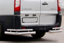 Peugeot Expert 2007–2016 Achterhoekbeschermers AK-003-Double (2 stuks, RVS) foto 1