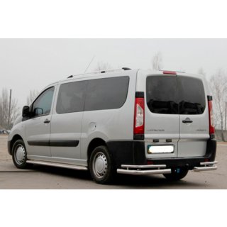 Achterhoekbeschermers AK-003-Double (2 stuks, RVS) Peugeot Expert 2007–2016 foto 3