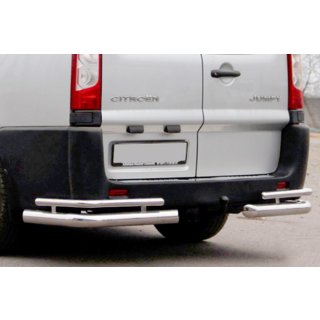 Achterhoekbeschermers AK-003-Double (2 stuks, RVS) Peugeot Expert 2007–2016 foto 1