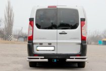 Fiat Scudo 2007–2015 Achterhoekbeugels AK003-Double (2 stuks, RVS) foto 2