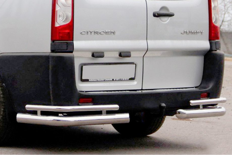 Fiat Scudo 2007–2015 Achterhoekbeugels AK003-Double (2 stuks, RVS) Image