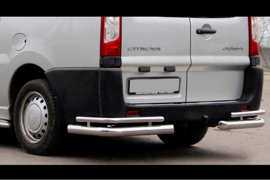 Citroen Jumpy 2007–2017 Dubbele achterhoeken (2 st., RVS) Image