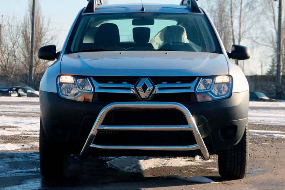 Dacia Duster 2008–2018 Bullbar WT022 (RVS) Image