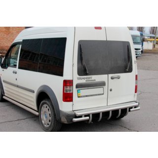 AK-design achterbeugel (RVS) Ford Connect 2006–2009 foto 1