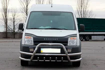 Ford Connect 2006–2009 Bullbar met dubbele buizen WT003-Plus-2 (RVS) foto 1