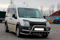 Ford Connect 2006–2009 Bullbar met dubbele buizen WT003-Plus-2 (RVS) foto 3
