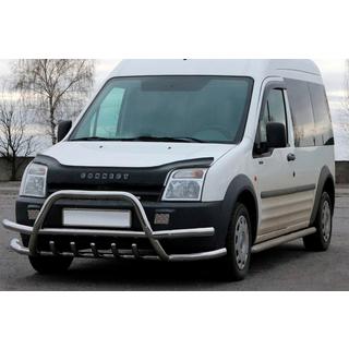 Bullbar met dubbele buizen WT003-Plus-2 (RVS) Ford Connect 2006–2009 foto 2
