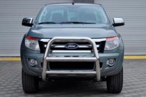 Ford Ranger 2011–2022 Voorste bullbar WT018 (RVS) foto 2