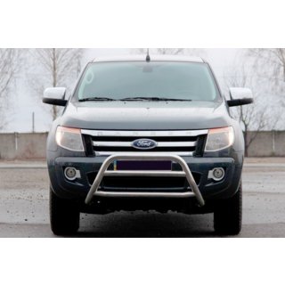 RVS voorbeschermbeugel WT022 Ford Ranger 2011–2022 foto 1