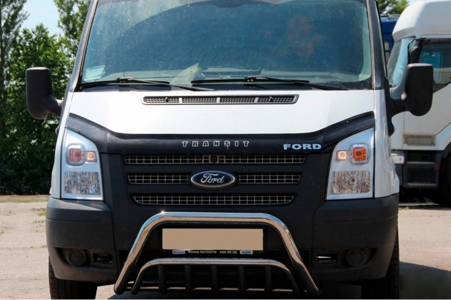 Ford Transit 2000–2014 Bullbar WT002 (2006-2014, RVS) Image