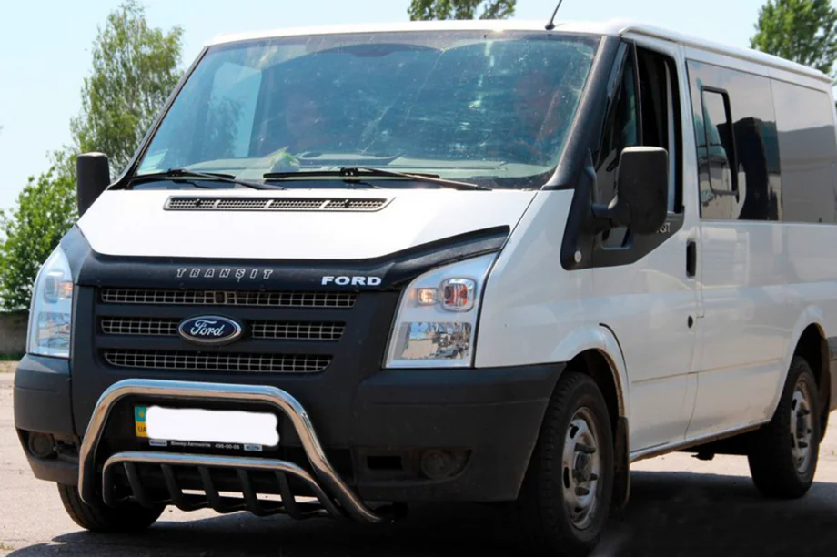 Ford Transit 2000–2014 Bullbar WT002 (2006-2014, RVS) Foto 3