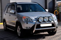 Honda CRV 2001–2006 Bullbar WT018 (RVS) foto 2
