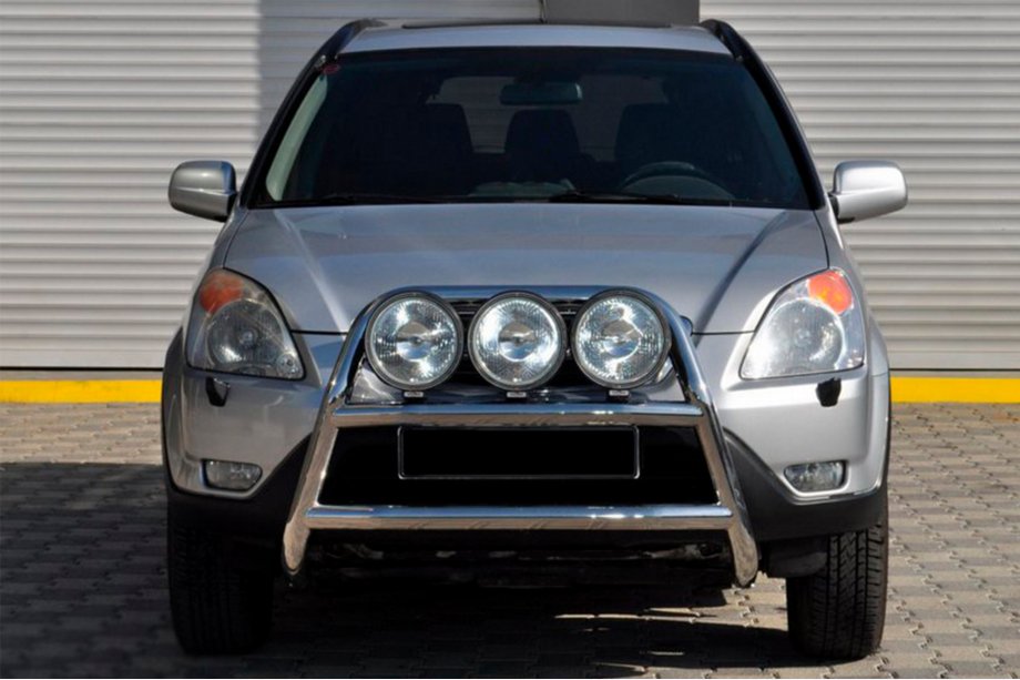 Honda CRV 2001–2006 Bullbar WT018 (RVS) Image