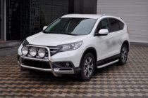 Honda CRV 2012–2016 Voorste bullbar WT018 (RVS) foto 3