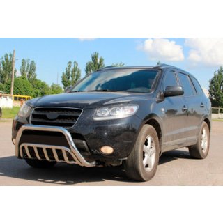 Bullbar WT002 (RVS) Hyundai Santa Fe 2 2006–2012 foto 2