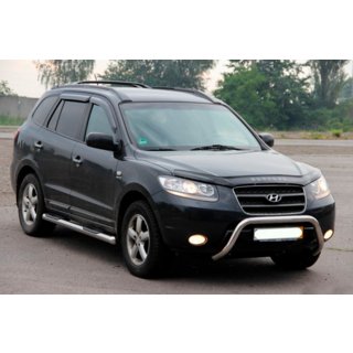 Bullbar WT007 (rvs) Hyundai Santa Fe 2 2006–2012 foto 2