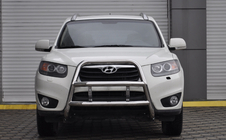 Hyundai Santa Fe 2 2006–2012 Bullbar WT018 (RVS) foto 2