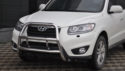 Hyundai Santa Fe 2 2006–2012 Bullbar WT018 (RVS) foto 3