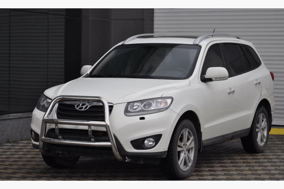 Hyundai Santa Fe 2 2006–2012 Bullbar WT018 (RVS) Image