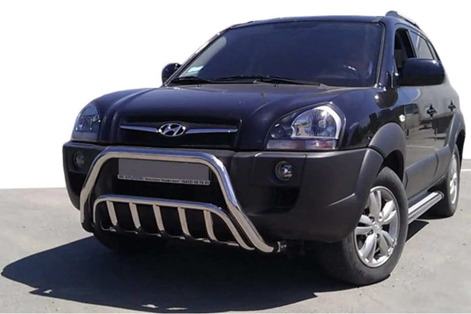 Hyundai Tucson JM 2004– Bullbar WT002 (RVS) Image