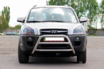 Hyundai Tucson JM 2004– Bullbar WT022 (RVS) foto 2