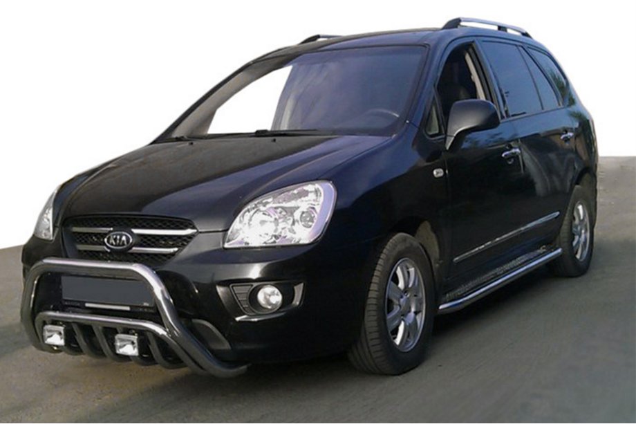 Kia Carens 1999–2012 Bullbar WT002 (RVS) Image