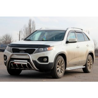 Bullbar WT002/2 (RVS) Kia Sorento II XM 2009–2014 foto 1