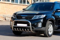 Kia Sorento II XM 2009–2014 Bullbar WT021 (RVS) foto 2