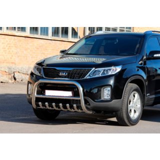 Bullbar WT021 (RVS) Kia Sorento II XM 2009–2014 foto 2