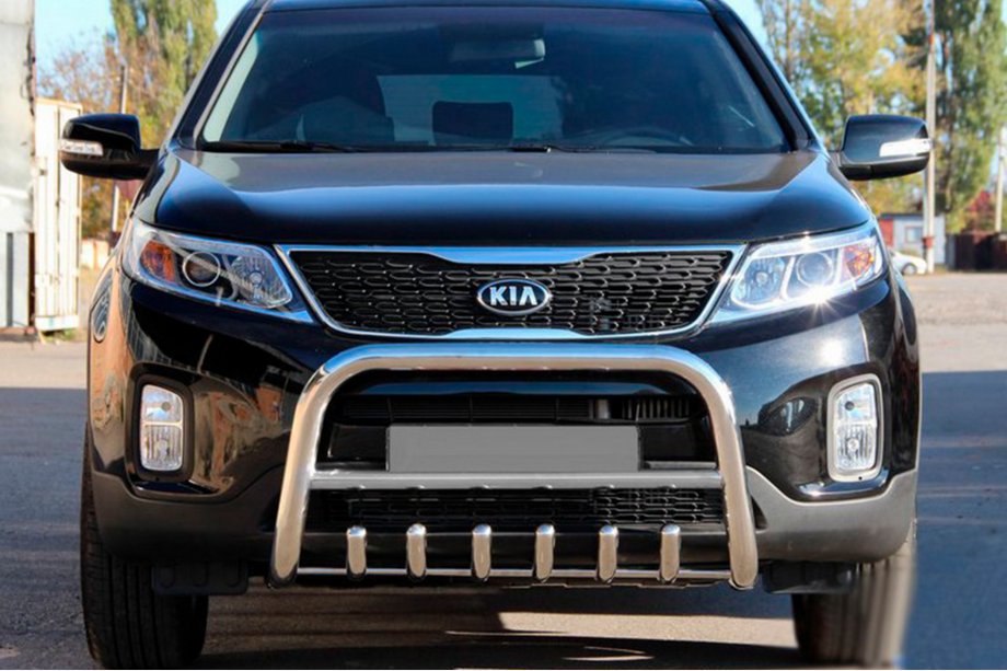 Kia Sorento II XM 2009–2014 Bullbar WT021 (RVS) Image