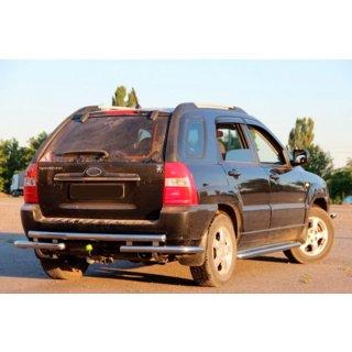 Achterbeugel AK007 (RVS) Kia Sportage 2004–2010 foto 3