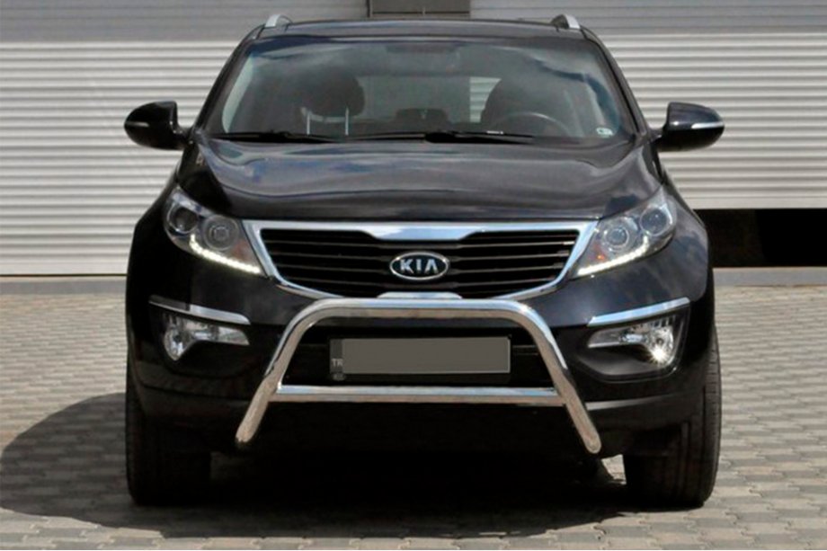 Kia Sportage 2010–2015 Bullbar WT006 (RVS) Image