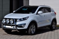 Kia Sportage 2010–2015 Bullbar WT018 (RVS) foto 3