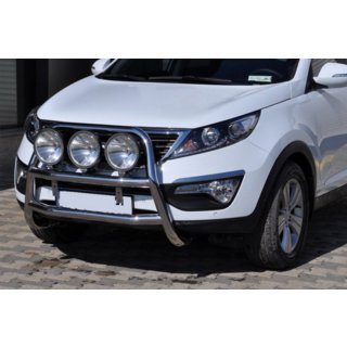 Bullbar WT018 (RVS) Kia Sportage 2010–2015 foto 1