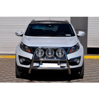 Bullbar WT018 (RVS) Kia Sportage 2010–2015 foto 2
