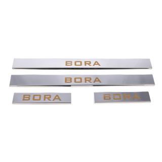 Carmos dorpellijsten (set 4 stuks, RVS) Volkswagen Bora 1998–2004 foto 2