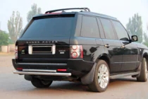 Range Rover III L322 2002–2012 Dubbele achterbeugel AK002 (RVS) foto 1