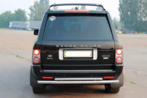 Range Rover III L322 2002–2012 Dubbele achterbeugel AK002 (RVS) foto 2