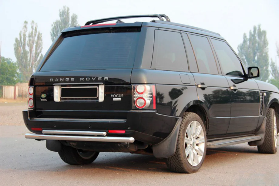 Range Rover III L322 2002–2012 Dubbele achterbeugel AK002 (RVS) Image