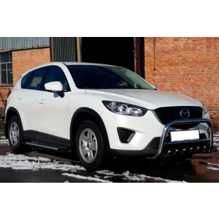 Voorste bullbar WT021 (RVS) Mazda CX-5 2012–2017 foto 2